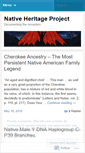 Mobile Screenshot of nativeheritageproject.com